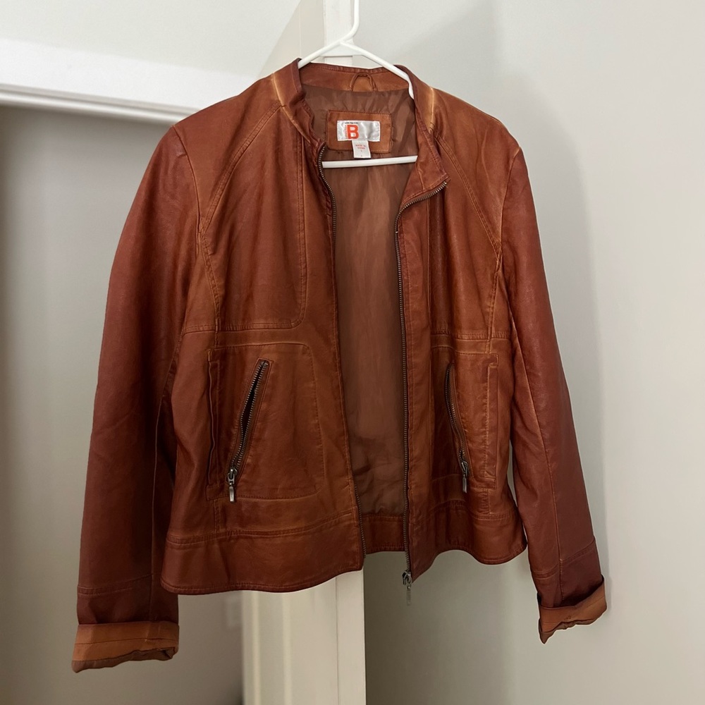 Collection B Faux Leather Jacket